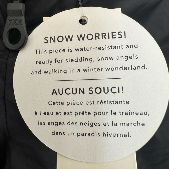 NWT Aerie Offline Chillside Snow Ski Pants •‎ True Black down alternative size S - Picture 8 of 16